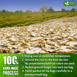 Load image into Gallery viewer, FreshDrinkUS, 150 Premium Ginger Tea Bags, Non GMO, 100% Natural &amp; Pure from Ginger Root, Root Herbal Tea. No Sugar, No Caffeine, No Gluten, Vegan. Support Stronger Digestion, Pleasantly Spicy &amp; Warming