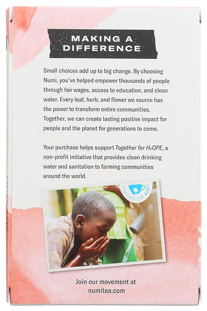 Numi Tea Jasmine Green Tea - Medium Caffeine - 18 Bags (Pack of 2)