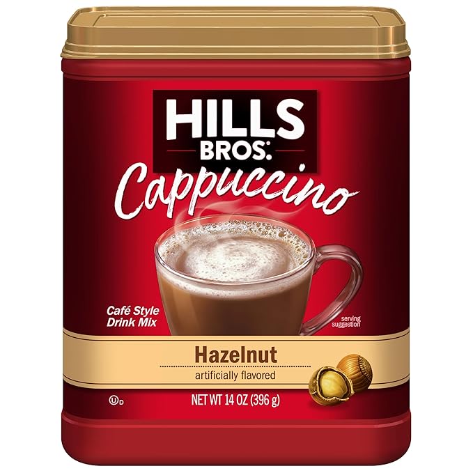 Hills Bros. Cappuccino Hazelnut 14 Ounce (Pack of 1)