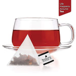 Load image into Gallery viewer, Tealyra - Grandma's Garden Berry - 25 Bags - Fruit Tea Blend - Hibiscus and Berries Based Herbal Loose Leaf Tea - Vitamines Rich - Caffeine-Free - Pyramids Style Sachets