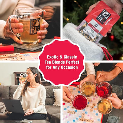 Tiesta Tea - Chai Love, Loose Leaf, Spiced Chai Black Tea, Premium High Caffeinated Blend, Make Hot or Iced & Brews Up to 200 Cups, 16 Ounce Resealable Bulk Pouch