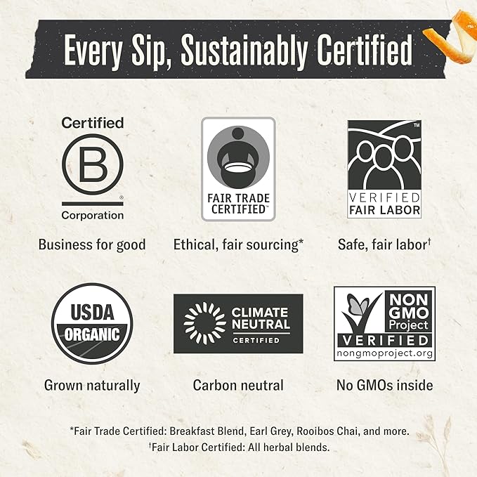 Numi Organic Tea By Mood Gift Set, 40 Tea Bag Assortment, Premium | Organic Black | Pu-erh | Green | Maté | Rooibos & Herbal Teas