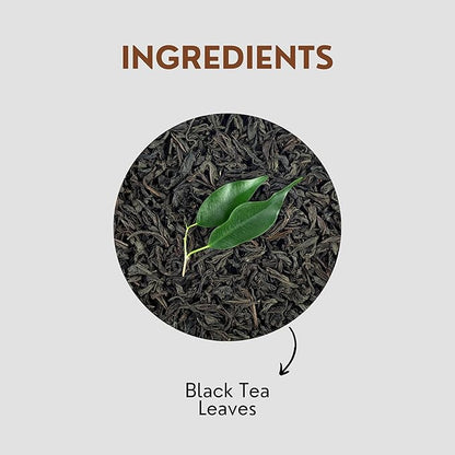 Tealeaf & Co. English Breakfast Black Tea - English Breakfast Tea in Loose Leaf Form - Contains Low Caffeine - Upto 50 Servings - Gluten Free (3.52oz/100gm)