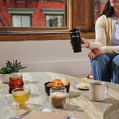 Flavia Aroma Brewer Bundle with 84 Freshpacks and 1 Merchandiser - Coffee Machine, Makes Coffee, Lattes, Tea, and other Hot or Iced Beverages with Single-Serve Freshpacks, Multiple Brew Sizes, Black