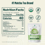 Load image into Gallery viewer, Jade Leaf Matcha Organic Café Style Sweetened Matcha Latte Premium Barista Crafted Mix - Original - Authentically Japanese (5.3 Ounce Pouch)