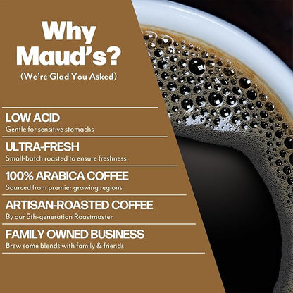 Maud's Salted Caramel, Sweet Hazelnut & Cinnamon Roll Flavored Pods Bundle, 54 ct, Medium Roast Flavored Coffee in Recyclable Single Serve Pods – 100% Arabica Coffee, Compatible with Keurig K Cups Maker