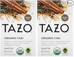 Load image into Gallery viewer, TAZO Tea Bags, Black Tea, Regenerative Organic Chai Tea, 16 Count (Pack of 2)