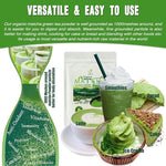 Load image into Gallery viewer, EFOOFAN Matcha Organic Green Tea Powder - Premium Culinary Grade (9OZ) - USDA/JAS/EC Certified Organic - Japanese Tencha Tea Flavor - Te Verde Macha Organico Latte Powder Unsweetened