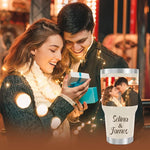 Load image into Gallery viewer, Personalized Tumbler with Pictures Text Name, Custom Double Wall Insulated Tumbler, Personalized Gifts for Women Men Friend, Birthday Christmas Gifts, 30oz Coffee Tumbler w/Lid (30oz UV)