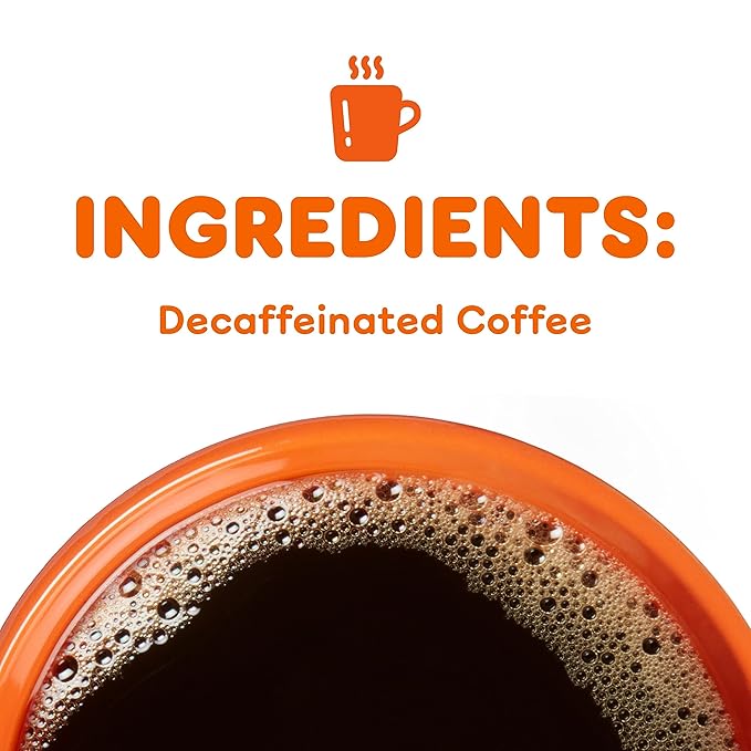 Dunkin' Decaf Medium Roast Coffee, 10 Keurig K-Cup Pods