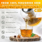 Load image into Gallery viewer, FreshDrinkUS, Premium 30 Fenugreek Tea Bags, 100% Natural &amp; Pure from Fenugreek. Fenugreek Herbal Tea. Made with Natural Material Tea Bags. No Sugar, No Caffeine, No Gluten, Vegan.