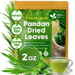 Load image into Gallery viewer, FreshDrinkUS, Premium 2oz Natural Pandan Leaves Dried, 100% Pure Dried Pandan Leaves, Pandan Leaf Tea, No Additives, No Caffeine, Vegan (2 oz Dried Leaves)