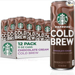 Load image into Gallery viewer, Starbucks Cold Brew Coffee, Chocolate Cream, 11 fl oz Cans (12 Pack), Premium Coffee Drink, Iced Coffee