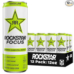 Load image into Gallery viewer, Rockstar Focus, Lemon Lime, 12 Fl Oz Cans (Pack of 12)