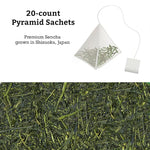 Load image into Gallery viewer, SUGIMOTO TEA Japanese Sencha Green Tea Bags 20 Count Pack of 1