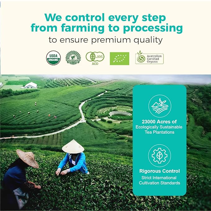 Emerail Organic Ceremonial Grade Matcha, Premium First Harvest Matcha Green Tea Powder, 100% Pure USDA-Certified, Sugar-Free Gluten-Free Vegan (40g / 1.4oz)