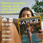 Load image into Gallery viewer, GORGIE Original Variety, Sugar-Free Natural Energy Drink Sparkling, Healthy Energy Drinks - Green Tea, Biotin, B Vitamins -150mg Caffeine, Vegan, &amp; Low Calorie (Pack of 12)