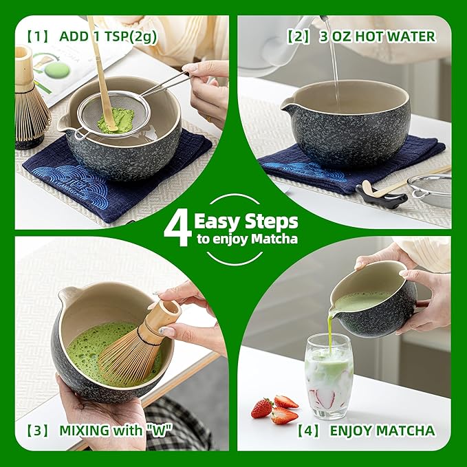 TEANAGOO Matcha Powder Ceremonial Grade, Premium Green Tea for Latte/Breakfast Beverage/Daily Green Tea, USDA Organic Ceremony Matcha Tea, Unsweetened No Additives, First Harvest, 3.53oz(100g)