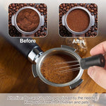 Load image into Gallery viewer, 51mm Espresso Tamper Set - Dual-Spring Calibrated Coffee Tamper, 8-Needle WDT Tool Espresso Distribution Tool, Magnetic Aluminum Dosing Funnel, Reusable Puck Screen, Fit for 51mm Portafilters