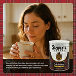 Load image into Gallery viewer, Stewarts Colombian Light Medium Roast Ground Coffee Blend - Mild, Bright, Tasty Flavored Gourmet Coffee Grounds - Great for Hot, Cold Brew, Morning Breakfast, Cafe &amp; More (23oz, Pack of 6 Cans)