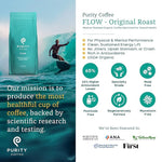 Load image into Gallery viewer, Purity Coffee FLOW Medium Roast Organic Coffee - USDA Certified Organic Specialty Grade Arabica Whole Bean Coffee - Third Party Tested for Mold, Mycotoxins and Pesticides - 5 lb Bag