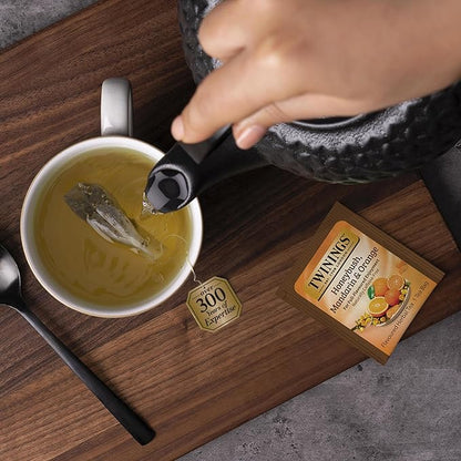 Twinings Honeybush, Mandarin, & Orange Herbal Tea Individually Wrapped Bags, 20 Count (Pack of 1), Naturally Caffeine-Free, Enjoy Hot or Iced, 20 Teabags