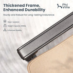 Load image into Gallery viewer, PHI VILLA Outdoor Metal Dining Chairs Set of 4, Black Wrought Iron Stackable Chairs with Cushions, Heavy-Duty Seating Furniture for Patio, Deck, Yard, Porch