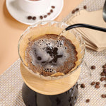 Load image into Gallery viewer, 400 Count Cone Coffee Filters #2, 2 Coffee Filters Unbleached Natural Brown Disposable Coffee Filter Compatible with Pour Over and Drip Coffee Maker