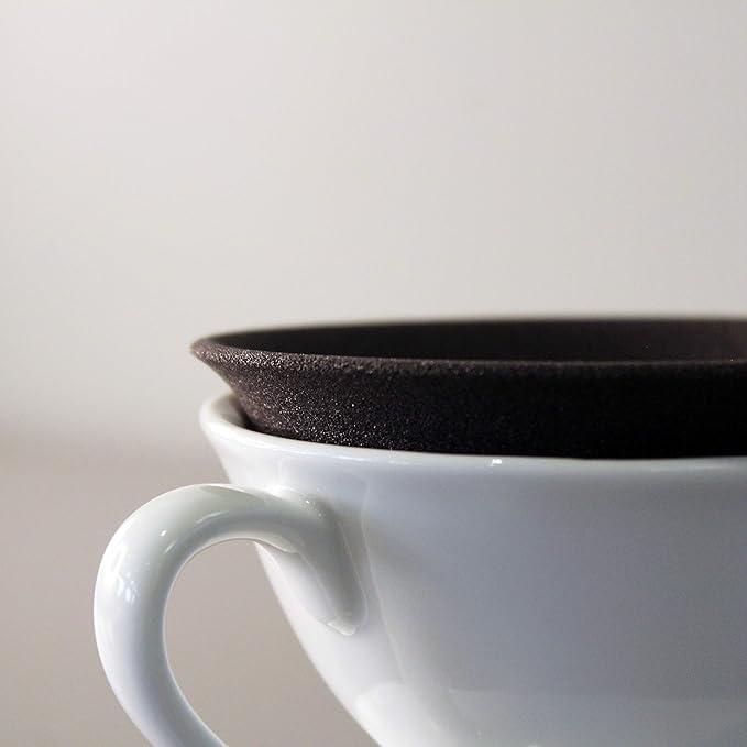 Japanese Ceramic Coffee Dripper & Reusable Filter, Arita Porcelain