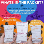 Load image into Gallery viewer, Coffee Variety Pack – Medium, Dark, Decaf &amp; Flavored Ground, 1.75oz Bulk Packs for 12-Cup Drip Coffee Makers, Gourmet Low-Acid Assorted Gift Sampler, 100 Count