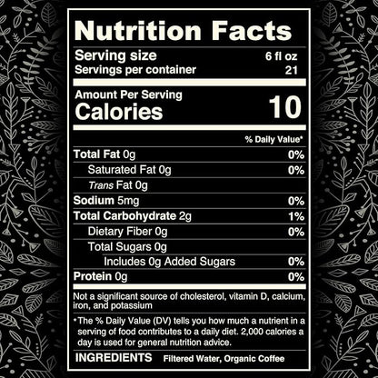 Afficionado Coffee Roasters | Magical Cold Brew | 1 Gallon | Bag in Box | Single Origin Peruvian Coffee | Medium Roast | Ready to Drink | Pasteurized & Shelf-Stable