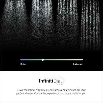 Moen Verso Matte Black Adjustable 9" Diameter Spray Head Rainshower, 220R3BL