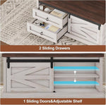 Load image into Gallery viewer, Itaar 39.4'' Lift Top Coffee Table with Storage, Farmhouse Coffee Tables for Living Room, Square Coffee Table with Large Hidden Compartment &amp; 2 Drawers &amp; Adjustable Shelves, White