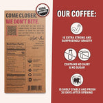 Load image into Gallery viewer, Wandering Bear Organic Mocha Cold Brew Coffee On Tap, 96 fl oz - Extra Strong, Bold, Smooth, Unsweetened, Shelf-Stable, Ready to Drink, Gluten Free, &amp; Vegan, Iced Cold Brewed Coffee Drinks