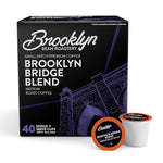 Load image into Gallery viewer, Brooklyn Beans Brooklyn Bridge Blend Gourmet Coffee - Compatible with Keurig 2.0 K Cup Brewers, 40 Count, Rich and Bold Medium Roast