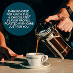 Load image into Gallery viewer, Stone Creek Coffee Dark Roast Ground Coffee – 2 LB (Pack of 1) – Smooth and Chocolatey Fresh Roasted Coffee Beans with Rich and Fruity Tasting Notes, 3 Volcanoes Dark Guatemala