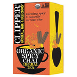Load image into Gallery viewer, Clipper Tea Spicy Chai Herbal Tea – Caffeine Free, USDA Organic, Great Hot or Iced – Warming, Spicy, Natural, Fair &amp; Delicious – 20 Tea Bags