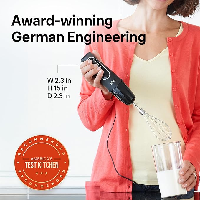 Braun MQ5025 Hand Blender Multiquick Vario, MQ5025, Black