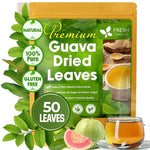 Load image into Gallery viewer, FreshDrinkUS, Premium 50+ Natural Guava Leaves, Whole Dried Leaves, 100% Pure, Natural Guava Loose Leaf Herbal Tea, Non GMO, No Additives, No Caffeine, Vegan