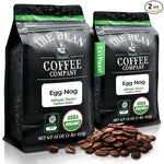 Load image into Gallery viewer, The Bean Organic Coffee Company Egg Nog, Medium Roast, Whole Bean Coffee, 16-Ounce Bags (Pack of 2)