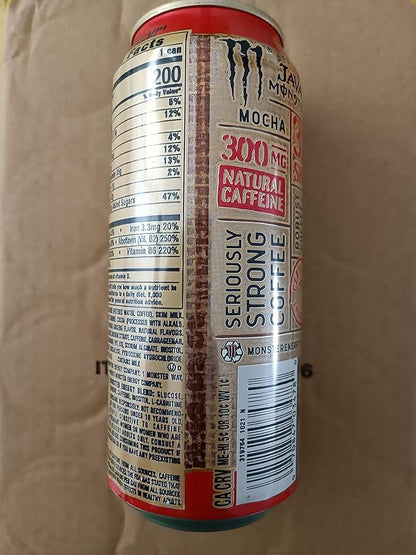 Monster Java 300 - Mocha -15.5 ounce (Pack of 8)