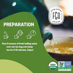 Load image into Gallery viewer, FGO Organic Lemon Balm Tea, 100 Count, Eco-Conscious Herbal Tea Bags, Resealable Bag, Caffeine Free, Packaging May Vary (Pack of 1)