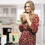 Load image into Gallery viewer, Mommee Coffee - Quarter Caf | Low Acid, Organic, Fair Trade, Water Processed | Ground, 22oz.