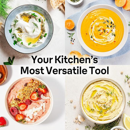 Braun MQ5000 Vario Hand Blender Stick – 21-Speed Handheld Immersion Blender with Turbo Boost, Stainless Steel Blades, SplashControl, EasyClick System, 400W, Hand Blenders for Smoothies