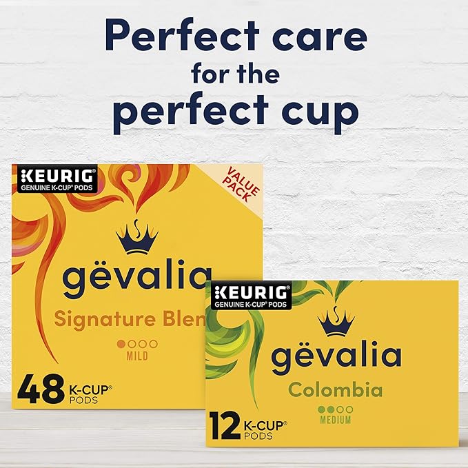 Gevalia Colombia Medium Roast 100% Arabica Keurig K-Cup Coffee Pods (12 ct Box)
