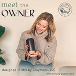 Load image into Gallery viewer, Mora Double Wall Ceramic Coffee Travel Mug with Lid, 14 oz, Portable, Microwave, Dishwasher Safe, Insulated Reusable Tall Cup, Splash Resistant Lid - To Go Tumbler for Car Cup Holder, Nightwaves