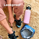 Load image into Gallery viewer, Hydro Flask Water Bottle - Insulated Stainless Steel - Wide Mouth Flex Straw Lid, Non Spill, Leakproof and Refillable in 40 Oz Stainless Steel Violet