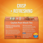 Twinings Ceylon Pure Black Tea Individually Wrapped Bags, 20 Count (Pack of 2), formerly Ceylon Orange Pekoe, Crisp, Refreshing, Caffeinated, Enjoy Hot or Iced, 20 Teabags