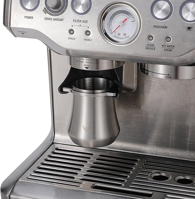 Espresso Accessory Kit for Breville - Tamping Station, Stainless Steel Dosing Cup, Bottomless Portafilter, Distribution Tool, 30lb Tamper