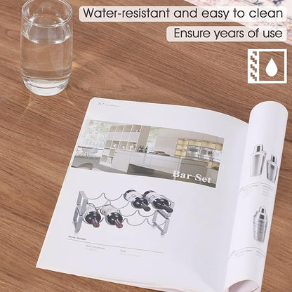 PHI VILLA Farmhouse Coffee Table for Living Room, White Coffee Tables with Storage Rustic Style Modern End Table Set